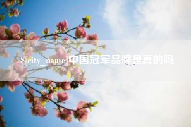 温州中国冠军品牌是真的吗