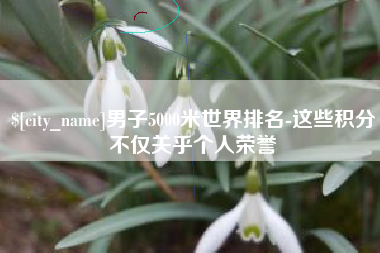 温州男子5000米世界排名-这些积分不仅关乎个人荣誉