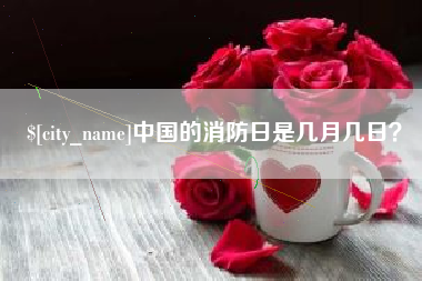 温州中国的消防日是几月几日？