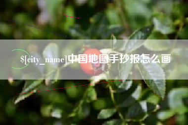 温州中国地图手抄报怎么画