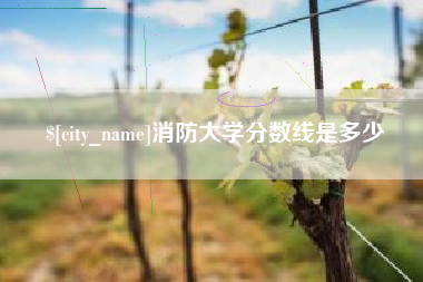 温州消防大学分数线是多少