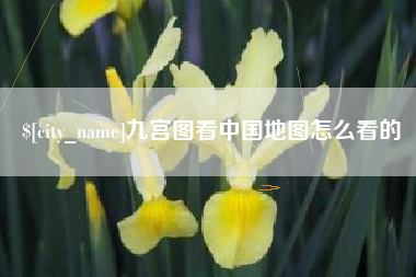 温州九宫图看中国地图怎么看的