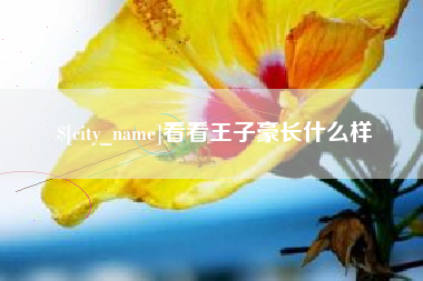 温州看看王子豪长什么样