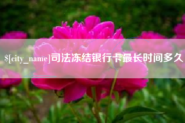 温州司法冻结银行卡最长时间多久