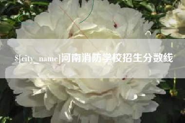 温州河南消防学校招生分数线