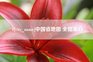 温州中国省地图 全图黑白