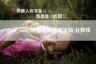 温州中国消防救援学院 分数线