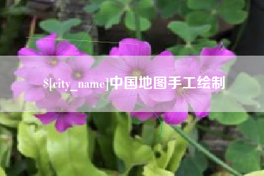 温州中国地图手工绘制