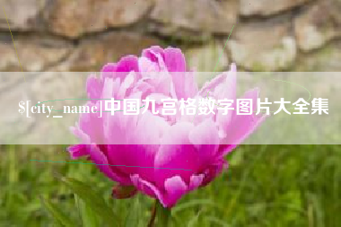 温州中国九宫格数字图片大全集