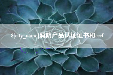 温州消防产品认证证书和cccf