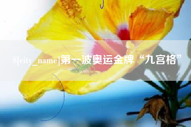 温州第一波奥运金牌“九宫格”