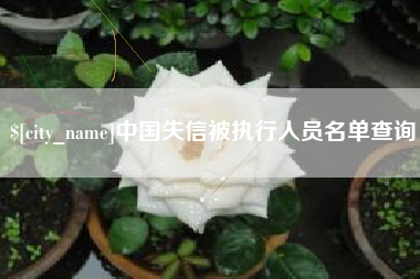 温州中国失信被执行人员名单查询