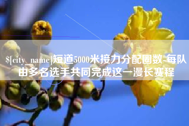 温州短道5000米接力分配圈数-每队由多名选手共同完成这一漫长赛程