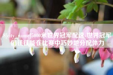 温州5000米世界冠军配速-世界冠军们往往能在比赛中巧妙地分配体力