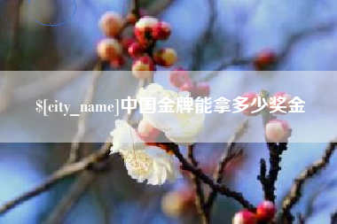 温州中国金牌能拿多少奖金
