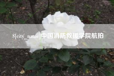 温州中国消防救援学院航拍