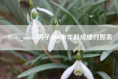 温州男子5000米年龄成绩对照表