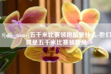 温州五千米比赛领跑员是什么-他们就是五千米比赛领跑员
