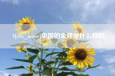 温州中国的金牌是什么样的